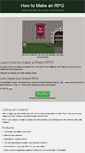 Mobile Screenshot of howtomakeanrpg.com